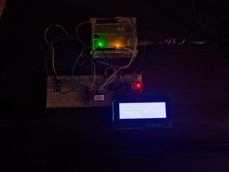 Arduino weather station – screenshot 2