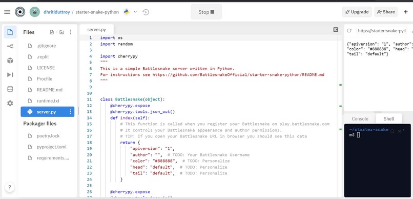 Build a Battlesnake – screenshot 1