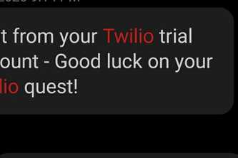 Use the Twilio API