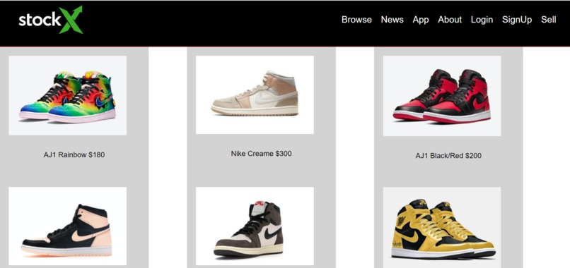 StockX Products – screenshot 1