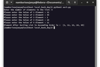 Sort list