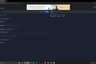 Write Code to Sort a List