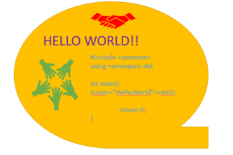 LOGO FOR MY C++ HELLO WORLD PROGRAM