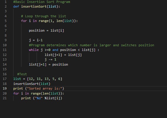 Sorting List – screenshot 1