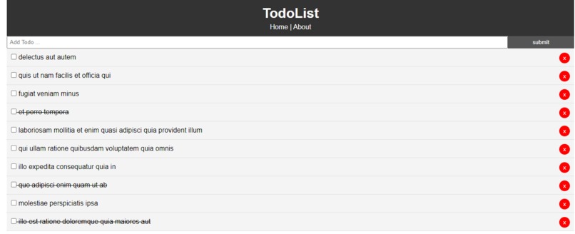 todolist – screenshot 1