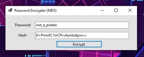 MD5 Password Encrypter – screenshot 1