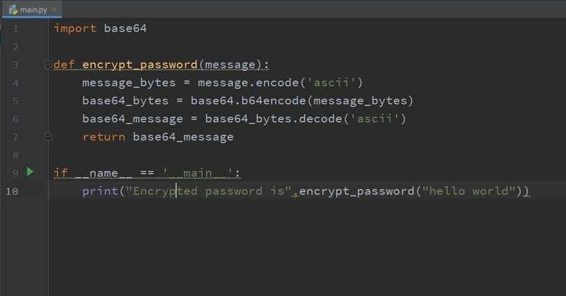 Encrypt a Password – screenshot 1