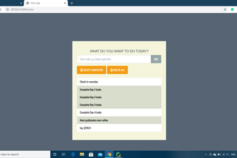 To-Do webapp