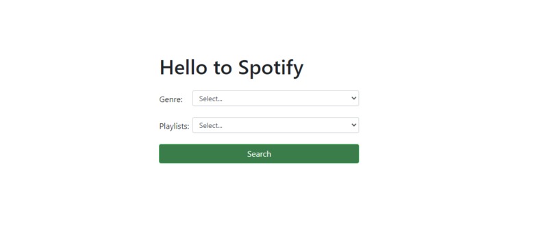 Spotify Music Api – screenshot 1
