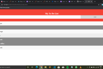 To Do List Application