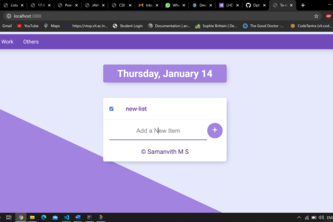 Todo list application | Devpost