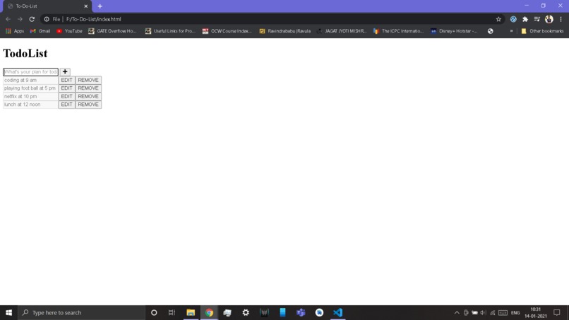 To-Do-List – screenshot 1