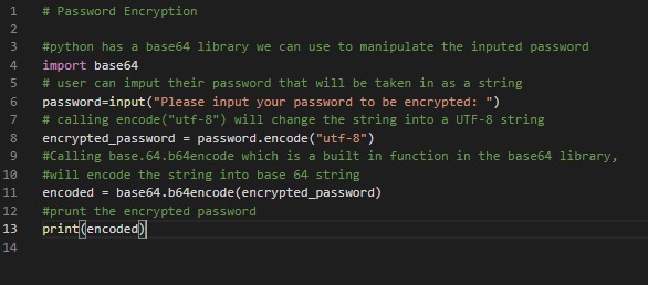 Password Encryption – screenshot 1
