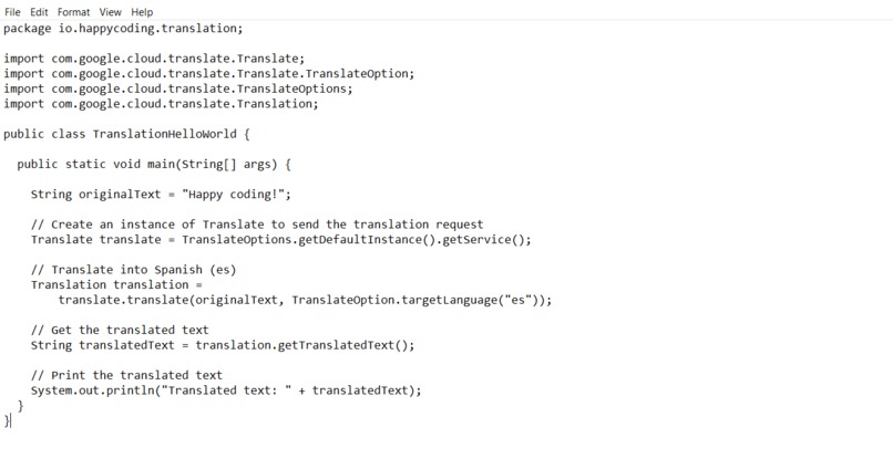 Build a Translator – screenshot 1