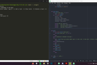 To-Do-List application with Python.