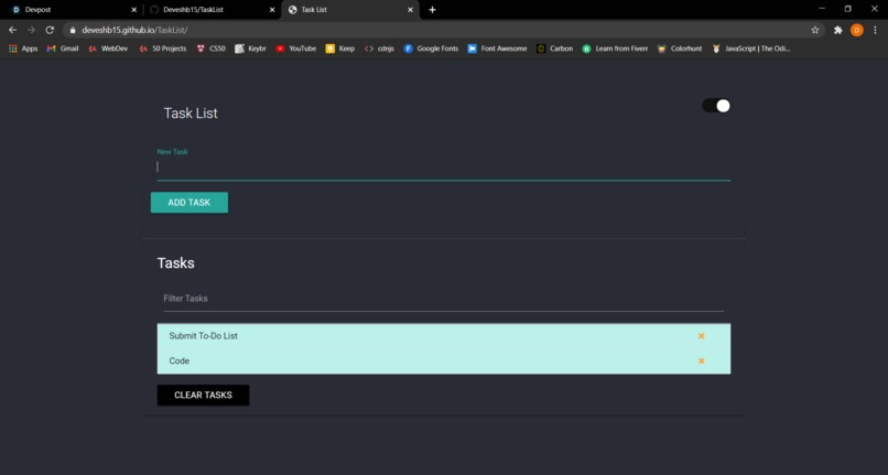 To do List – screenshot 1