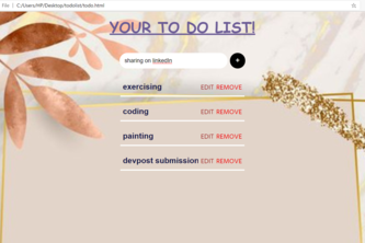 To Do List