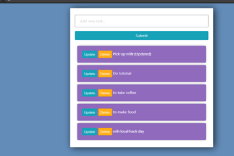 Todo list application
