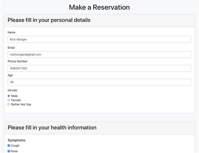 MedReserve – screenshot 1