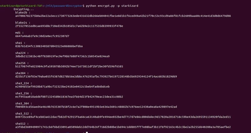 Password-encryptor – screenshot 1