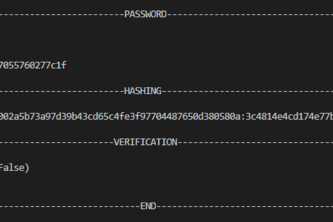 Password encryption