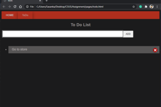 To do