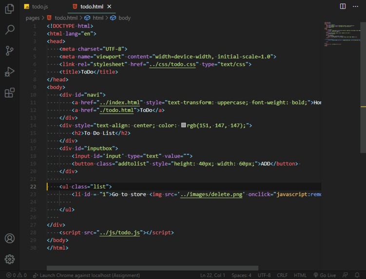 To do – screenshot 2