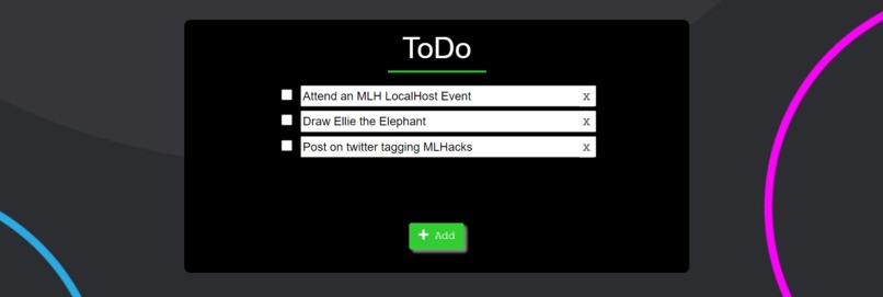 To Do List Application – screenshot 1