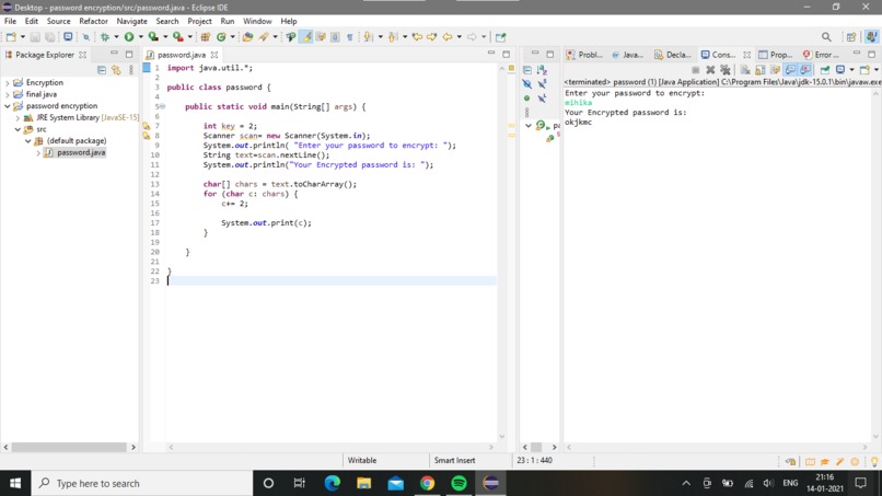 Password Encryption – screenshot 1