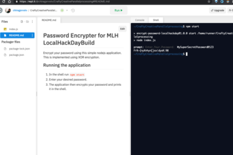 Encrypt a password