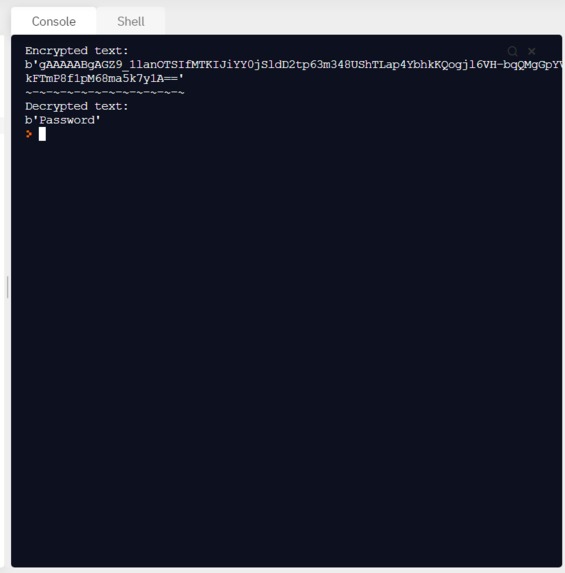 Python Password Encryption – screenshot 1