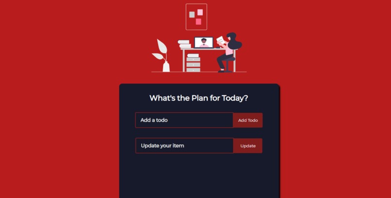 To-Do website – screenshot 1