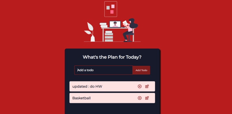 To-Do website – screenshot 2