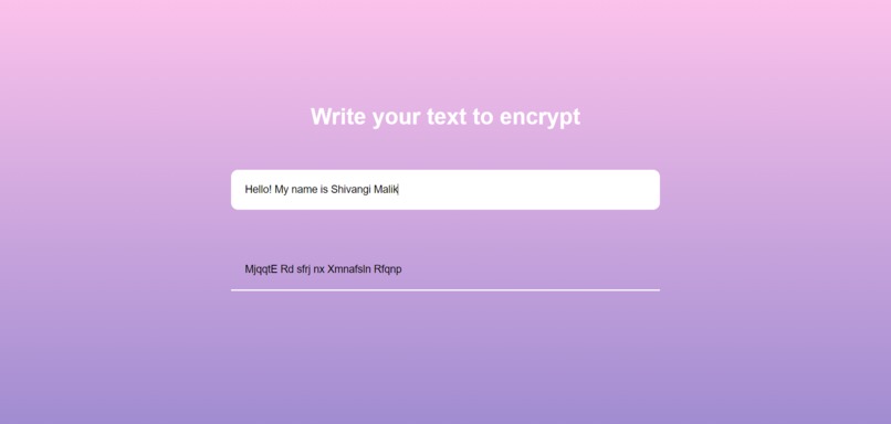 Encrypt Text – screenshot 1