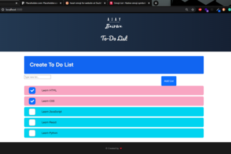 To Do List