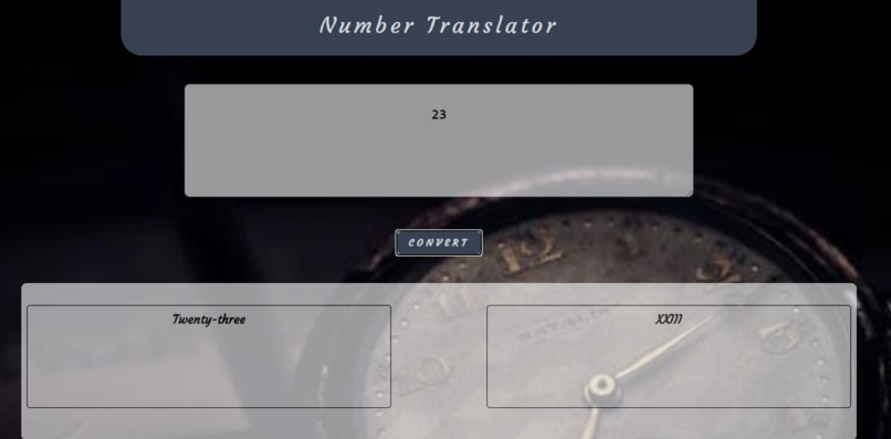 NumberTranslator – screenshot 1