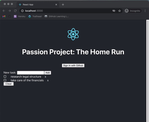 HomeRun – screenshot 1