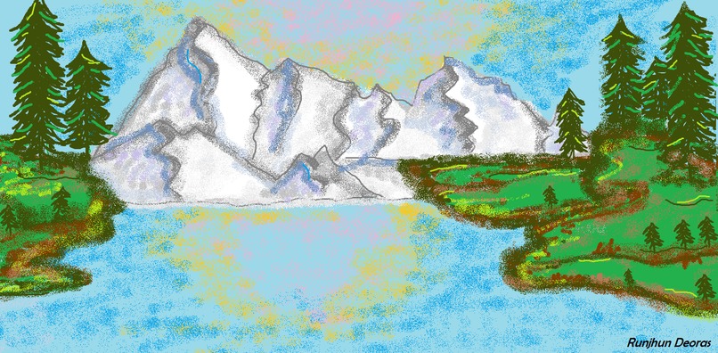 MS Paint Bob Ross – screenshot 1