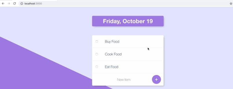 To Do List Application – screenshot 1