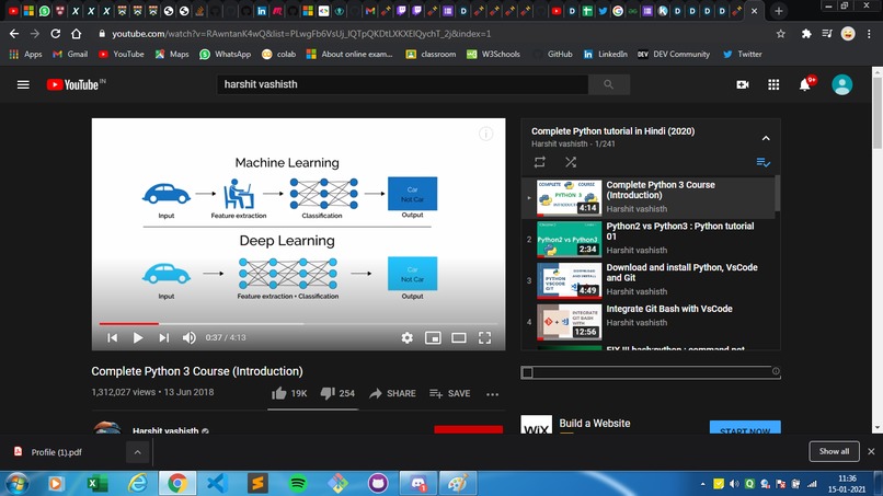 build something with follow the tutorial. – screenshot 1