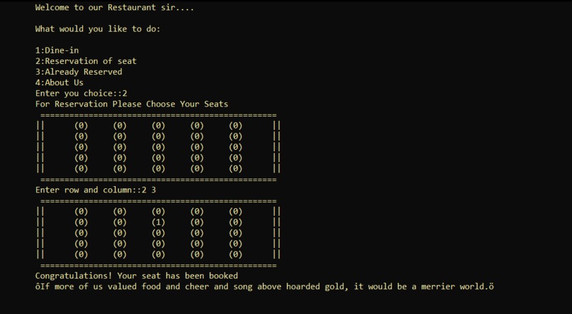 Restaurant bill Management System – screenshot 2