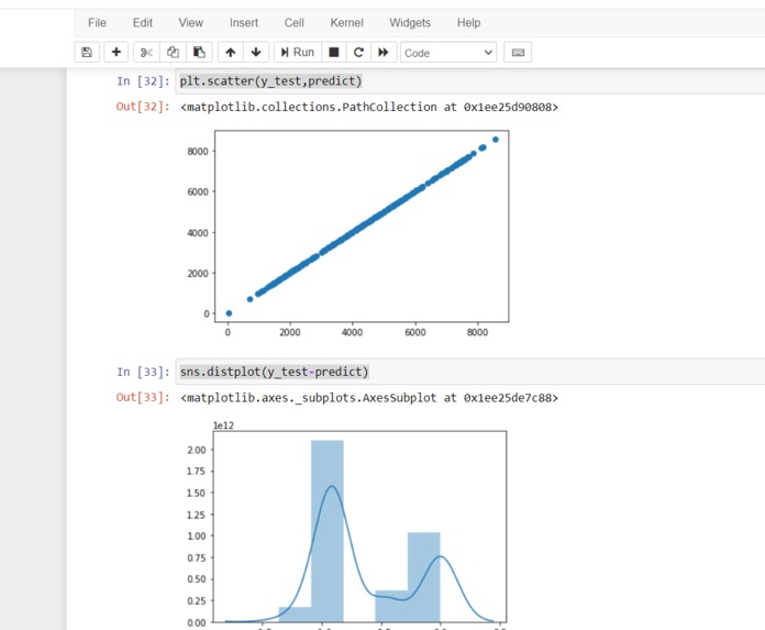 Machine learning – screenshot 1