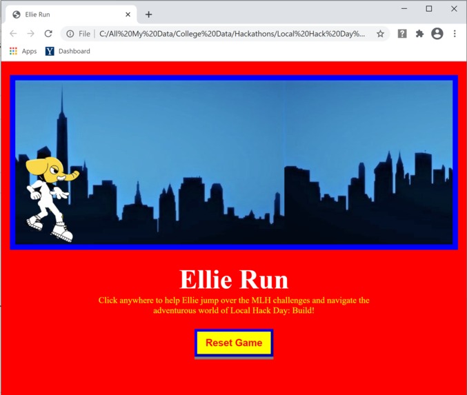 Ellie Run for New Year – screenshot 1