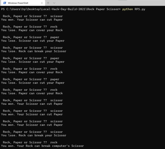 Rock Paper Scissor – screenshot 1