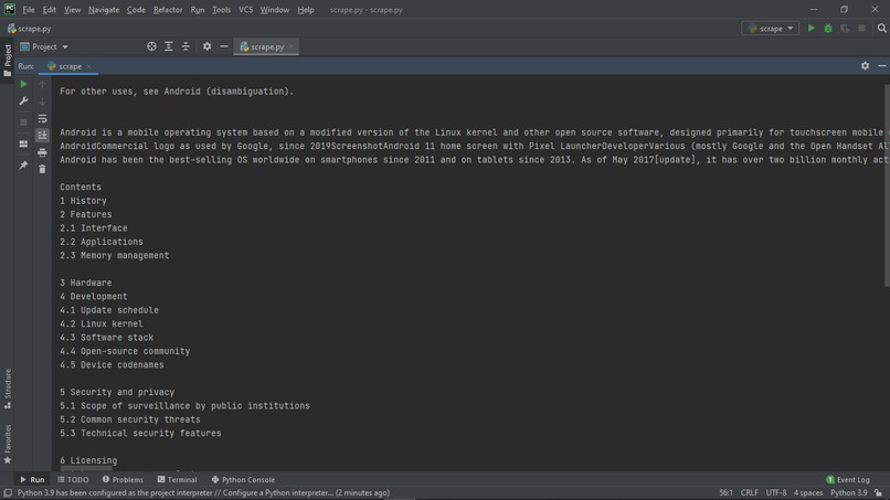 Web Scraper – screenshot 2