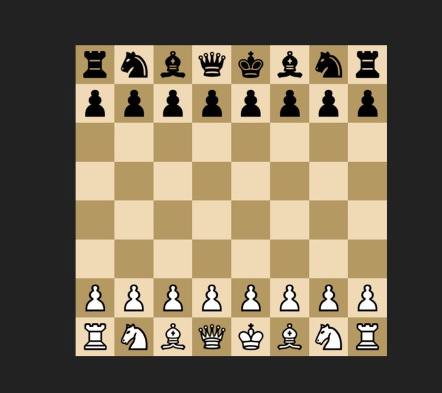 React chess game – screenshot 2