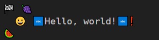 EmojiCode Hello World – screenshot 1