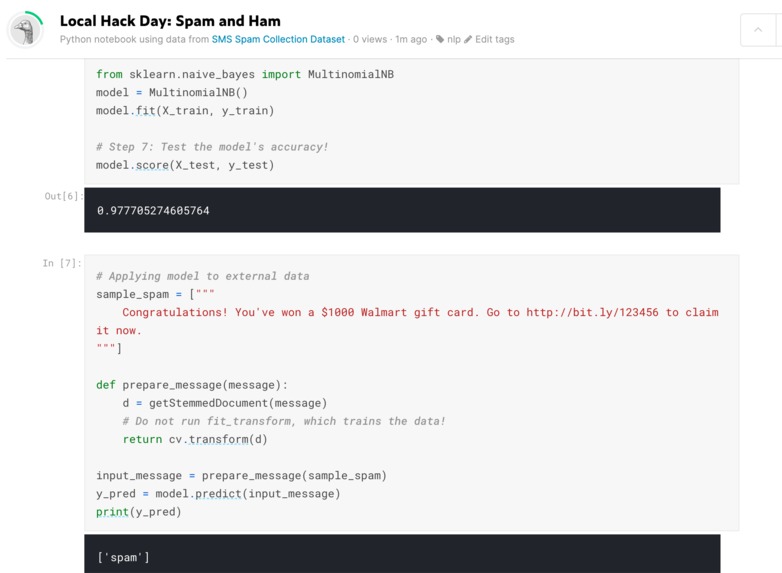 Spam Classifier – screenshot 1