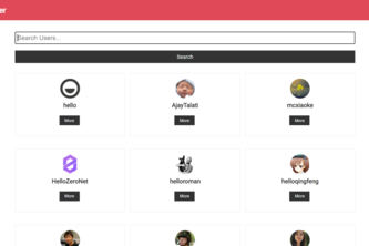 GitHub user finder
