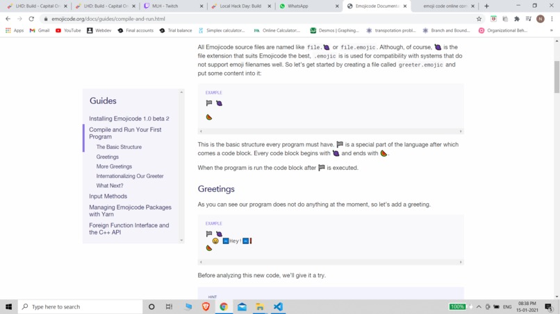 emoji code – screenshot 1